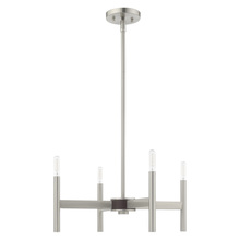 Livex Lighting 51174-91 - 4 Lt Brushed Nickel Mini Chandelier