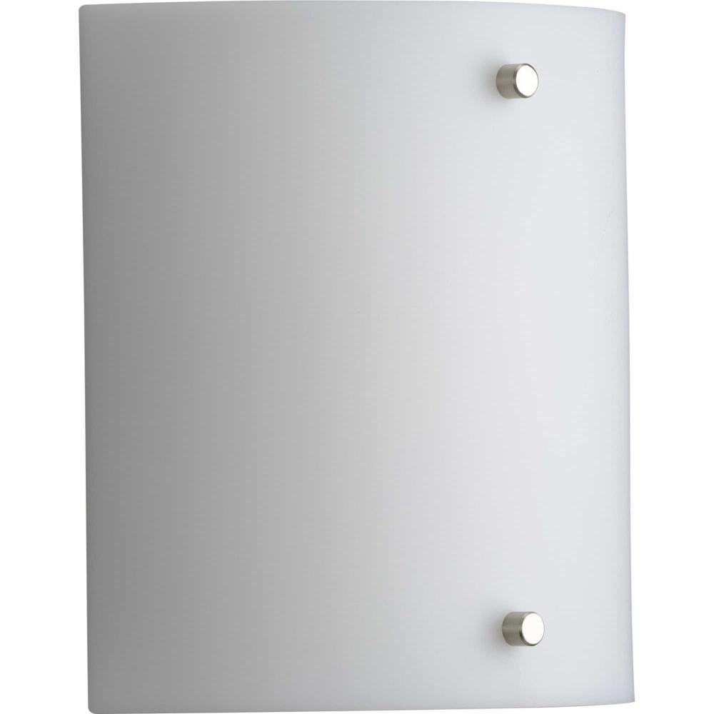 Curve LED One-Light White Opal Acrylic Modern Style Wall Sconce Light