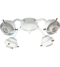 Craftmade F400-W-LED - 4 Light Fitter w/4x9w LED