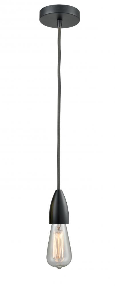 Fairchild - 1 Light - 2 inch - Matte Black - Cord hung - Mini Pendant