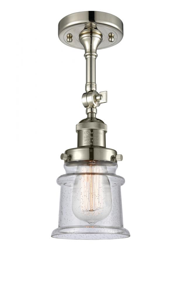 Canton - 1 Light - 5 inch - Polished Nickel - Adjustable Semi-Flush Mount