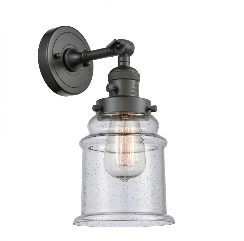 Canton - 1 Light - 7 inch - Oil Rubbed Bronze - Adjustable Sconce