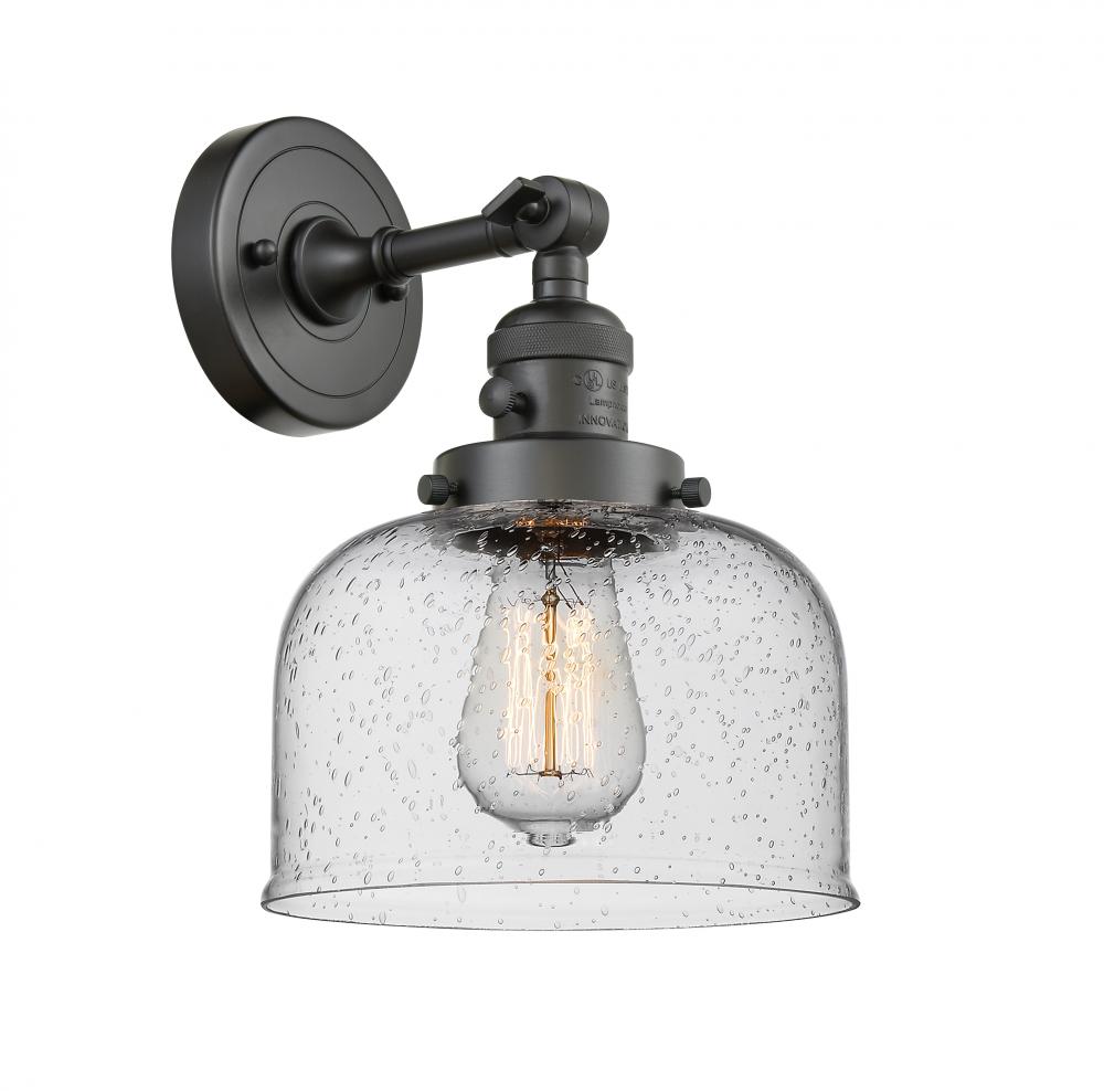 Bell - 1 Light - 8 inch - Oil Rubbed Bronze - Adjustable Sconce