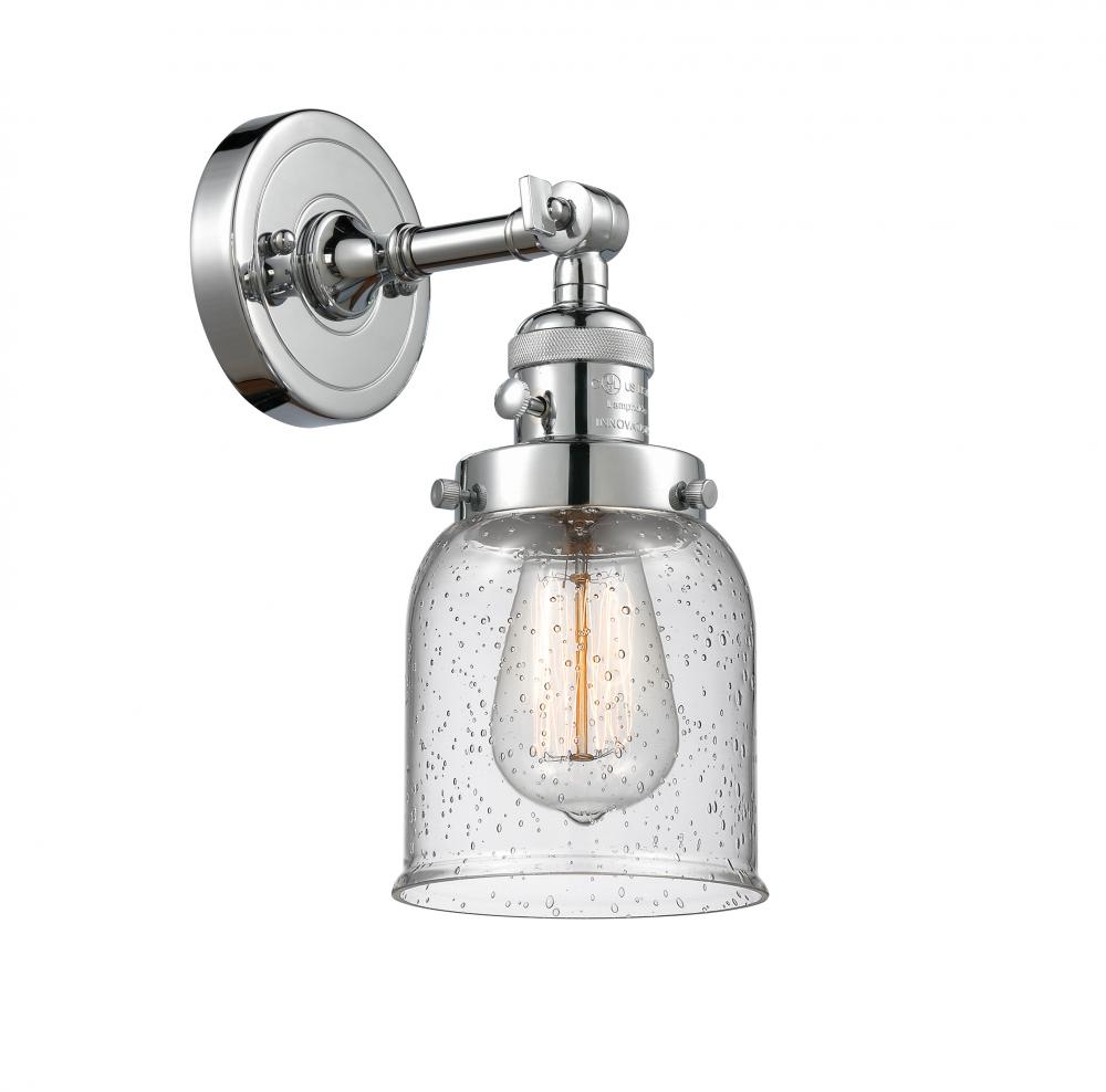 Bell - 1 Light - 5 inch - Polished Chrome - Adjustable Sconce