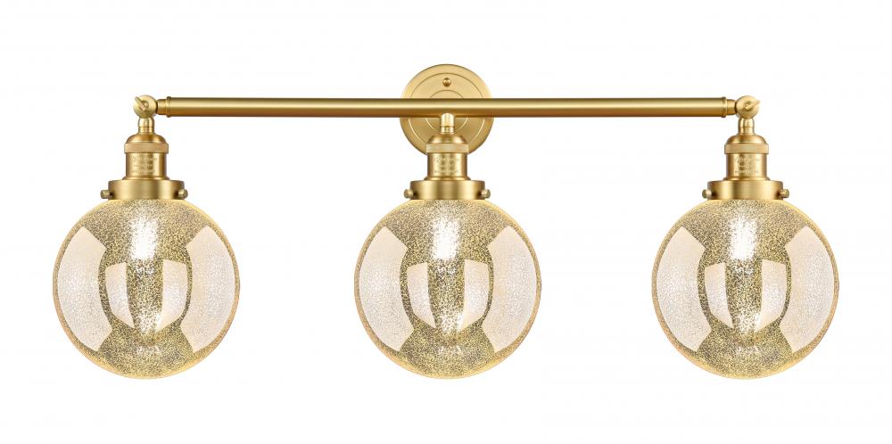Beacon - 3 Light - 32 inch - Satin Gold - Bath Vanity Light