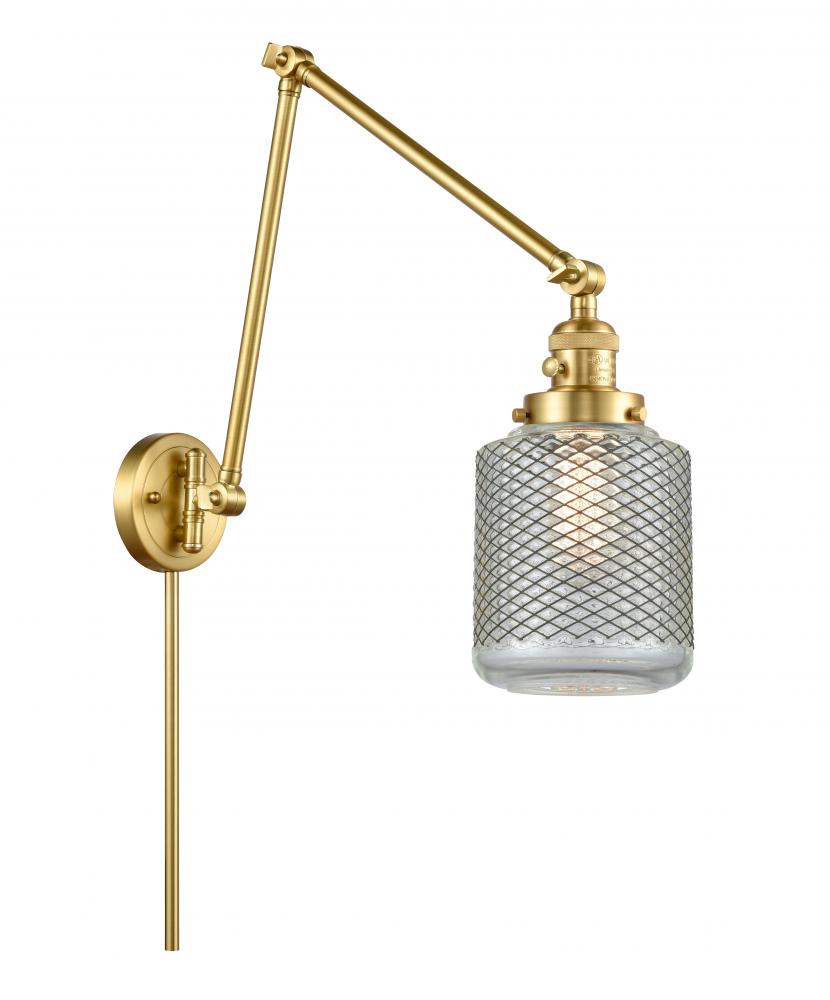 Stanton - 1 Light - 6 inch - Satin Gold -Adjustable Swing Arm
