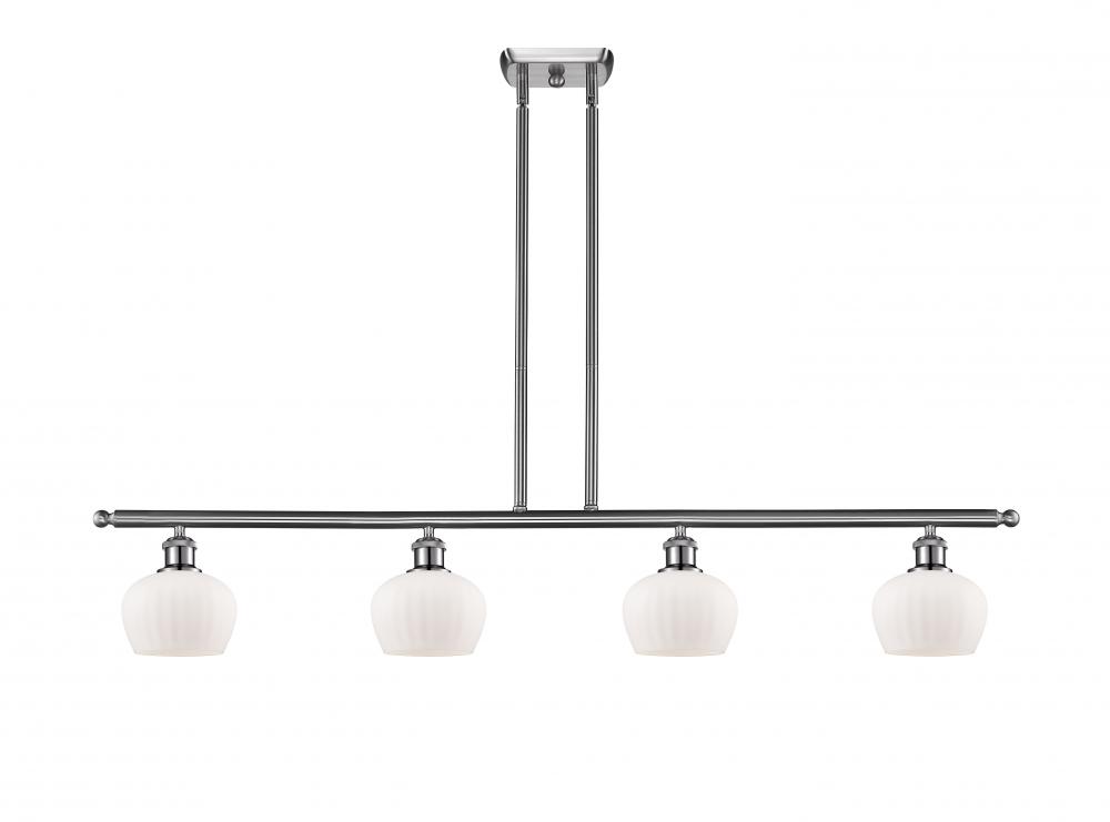 Fenton - 4 Light - 48 inch - Brushed Satin Nickel - Cord hung - Island Light
