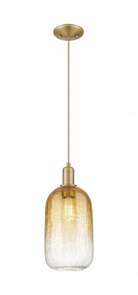 Brookhaven Cloche - 1 Light - 6 inch - Satin Gold - Cord hung - Mini Pendant