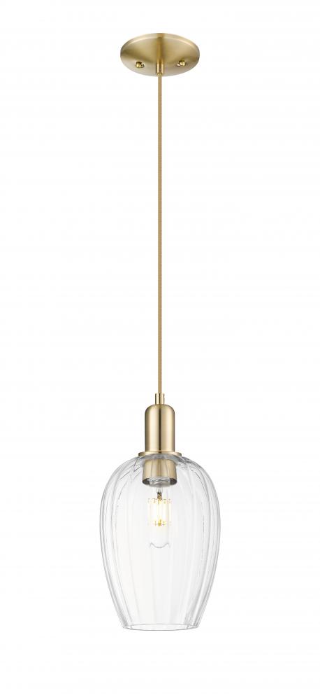 Preston - 1 Light - 6 inch - Champagne Bronze - Cord hung - Mini Pendant