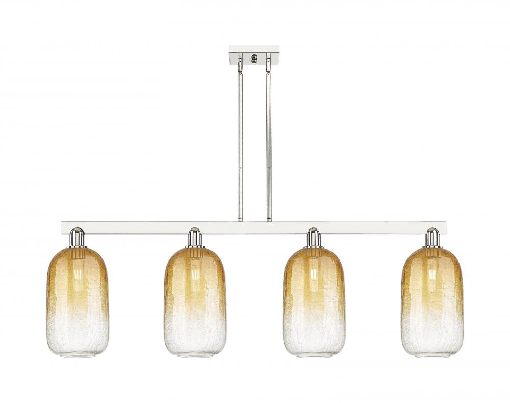 Brookhaven Cloche - 4 Light - 48 inch - Polished Nickel - Cord hung - Island Light