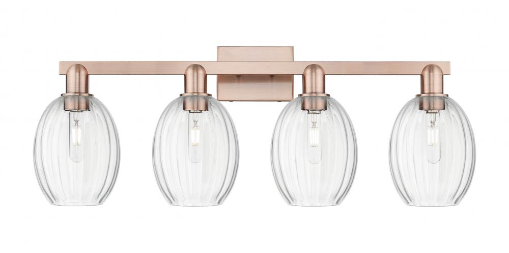 Preston - 4 Light - 36 inch - Antique Copper - Bath Vanity Light