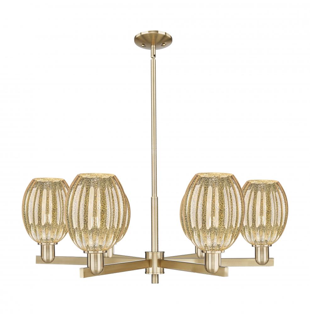Preston - 6 Light - 24 inch - Satin Nickel - Chandelier