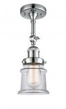 Innovations Lighting 201F-PC-G182S-LED - Canton - 1 Light - 5 inch - Polished Chrome - Adjustable Semi-Flush Mount
