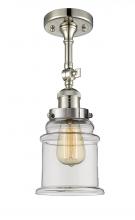 Innovations Lighting 201F-PN-G182-LED - Canton - 1 Light - 6 inch - Polished Nickel - Adjustable Semi-Flush Mount