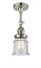 Innovations Lighting 201F-PN-G184S-LED - Canton - 1 Light - 5 inch - Polished Nickel - Adjustable Semi-Flush Mount
