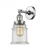 Innovations Lighting 203-PC-G182 - Canton - 1 Light - 7 inch - Polished Chrome - Sconce