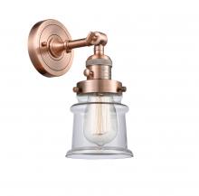 Innovations Lighting 203SW-AC-G182S-LED - Canton - 1 Light - 5 inch - Antique Copper - Sconce