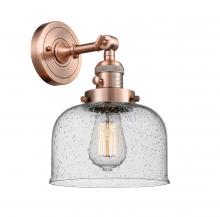Innovations Lighting 203SW-AC-G74 - Bell - 1 Light - 8 inch - Antique Copper - Sconce