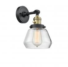 Innovations Lighting 203SW-BAB-G172-LED - Fulton - 1 Light - 7 inch - Black Antique Brass - Sconce