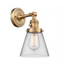 Innovations Lighting 203SW-BB-G62-LED - Cone - 1 Light - 6 inch - Brushed Brass - Adjustable Sconce
