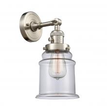 Innovations Lighting 203SW-SN-G182-LED - Canton - 1 Light - 7 inch - Brushed Satin Nickel - Sconce