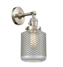 Innovations Lighting 203SW-SN-G262 - Stanton - 1 Light - 6 inch - Brushed Satin Nickel - Adjustable Sconce