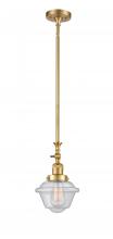 Innovations Lighting 206-SG-G534 - Oxford - 1 Light - 7 inch - Satin Gold - Stem Hung - Mini Pendant