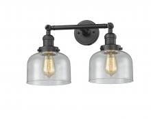Innovations Lighting 208-OB-G74 - Bell - 2 Light - 19 inch - Oil Rubbed Bronze - Bath Vanity Light