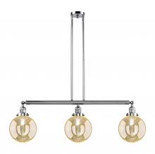 Innovations Lighting 213-PC-G208-8 - Beacon - 3 Light - 41 inch - Polished Chrome - Stem Hung - Adjustable Island Light