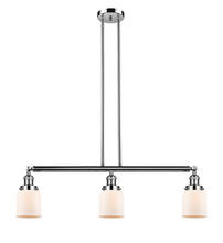 Innovations Lighting 213-PN-G51-LED - Bell - 3 Light - 38 inch - Polished Nickel - Stem Hung - Adjustable Island Light
