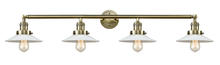 Innovations Lighting 215-AB-G1 - Halophane - 4 Light - 45 inch - Antique Brass - Bath Vanity Light