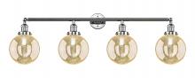 Innovations Lighting 215-PC-G208-8 - Beacon - 4 Light - 44 inch - Polished Chrome - Adjustable Bath Vanity Light