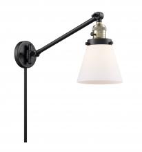 Innovations Lighting 237-BAB-G61-LED - Cone - 1 Light - 8 inch - Black Antique Brass -Adjustable Swing Arm