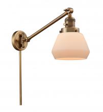 Innovations Lighting 237-BB-G171 - Fulton - 1 Light - 8 inch - Brushed Brass -Adjustable Swing Arm