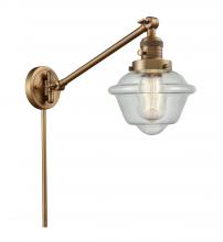 Innovations Lighting 237-BB-G534-LED - Oxford - 1 Light - 8 inch - Brushed Brass -Adjustable Swing Arm