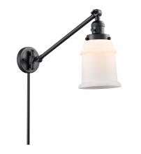 Innovations Lighting 237-BK-G181 - Canton - 1 Light - 8 inch - Matte Black -Adjustable Swing Arm