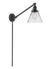 Innovations Lighting 237-OB-G42 - Cone - 1 Light - 8 inch - Oil Rubbed Bronze - Swing Arm