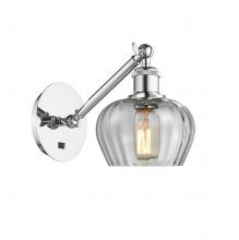 Innovations Lighting 317-1W-PC-G92 - Fenton - 1 Light - 7 inch - Polished Chrome - Adjustable Sconce