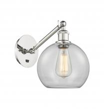 Innovations Lighting 317-1W-PN-G122-8 - Athens - 1 Light - 8 inch - Polished Nickel - Adjustable Sconce