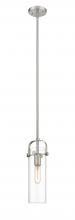 Innovations Lighting 423-1S-SN-4CL - Pilaster - 1 Light - 5 inch - Brushed Satin Nickel - Cord hung - Mini Pendant