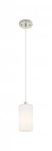 Innovations Lighting 434-1P-PN-G434-7WH - Crown Point - 1 Light - 5 inch - Polished Nickel - Pendant