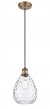 Innovations Lighting 516-1P-BB-G372 - Waverly - 1 Light - 8 inch - Brushed Brass - Cord hung - Mini Pendant