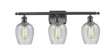 Innovations Lighting 516-3W-BK-G292-LED - Salina - 3 Light - 26 inch - Matte Black - Bath Vanity Light