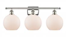 Innovations Lighting 516-3W-PN-G121 - Athens - 3 Light - 28 inch - Polished Nickel - Bath Vanity Light