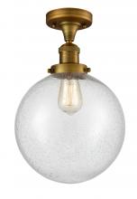 Innovations Lighting 517-1CH-BB-G204-10-LED - Beacon - 1 Light - 10 inch - Brushed Brass - Semi-Flush Mount