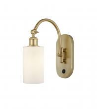 Innovations Lighting 518-1W-SG-G801 - Clymer - 1 Light - 4 inch - Satin Gold - Adjustable Swing Arm