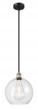 Innovations Lighting 616-1S-BAB-G122-12 - Athens - 1 Light - 12 inch - Black Antique Brass - Cord hung - Mini Pendant