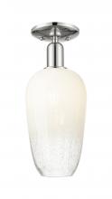 Innovations Lighting 716-1C-PN-G484-7OP - Brookhaven Flute - 1 Light - 6 inch - Polished Nickel - Semi-Flush Mount