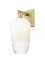 Innovations Lighting 716-1W-BB-G484-7OP - Brookhaven Flute - 1 Light - 6 inch - Brushed Brass - Sconce