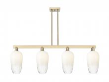 Innovations Lighting 716-4I-CB-G484-7OP - Brookhaven Flute - 4 Light - 48 inch - Champagne Bronze - Cord hung - Island Light